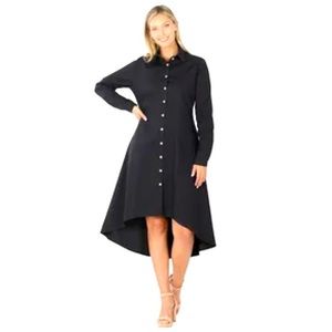 HIGH-LOW SHIRT DRESS